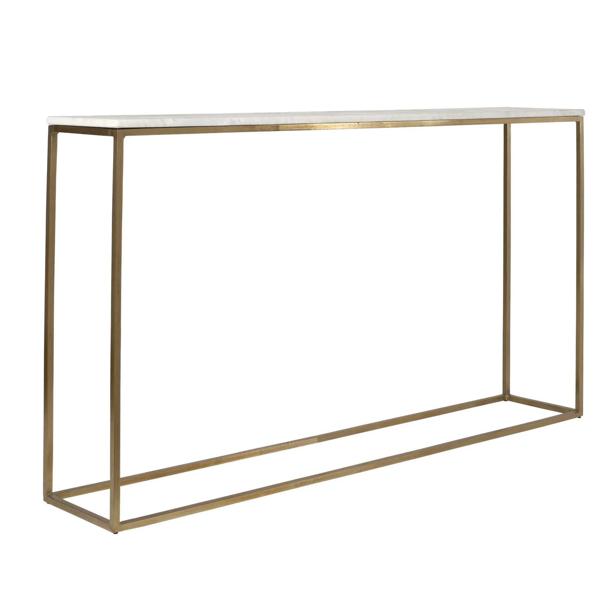 Marble-Top Console Table