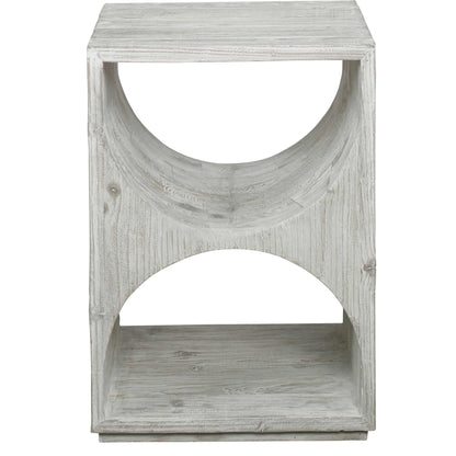 Scandinavian White Side Table