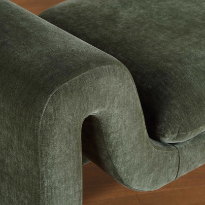 Modern Charcoal Bench