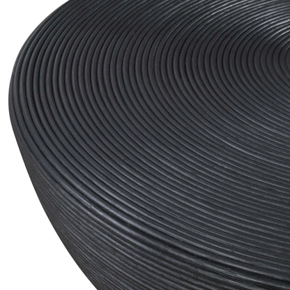 Black Rattan Coffee Table