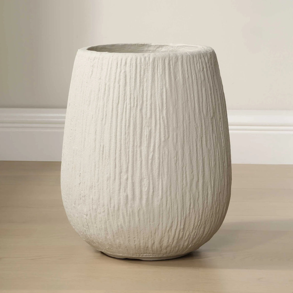 Off-White Outdoor Planter