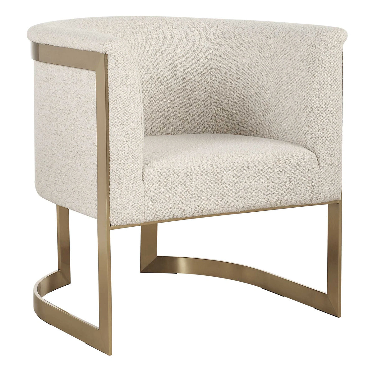 Plush Barrel Chair