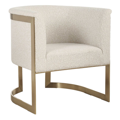 Plush Barrel Chair