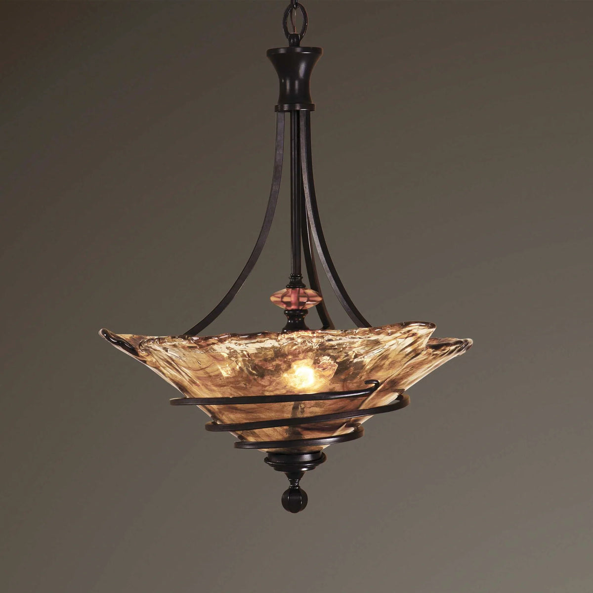 3 Light Oil Rubbed Bronze Pendant