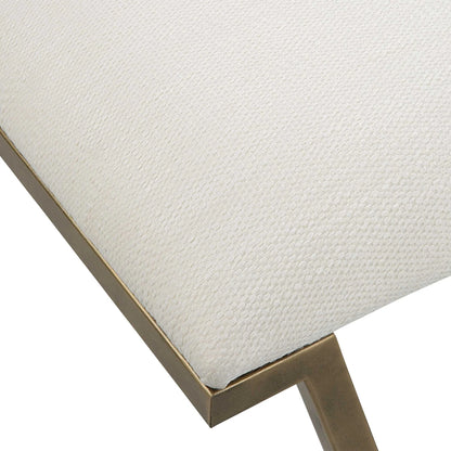 Geometric Accent Bench