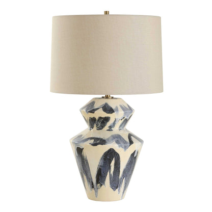 Geometric Abstract Ceramic Table Lamp