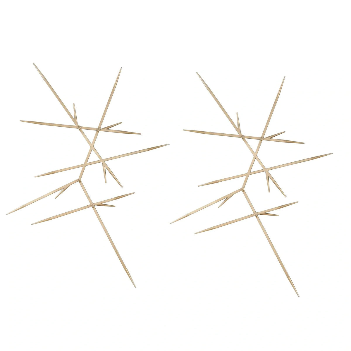 Silver Burst Wall Decor, Set of 2