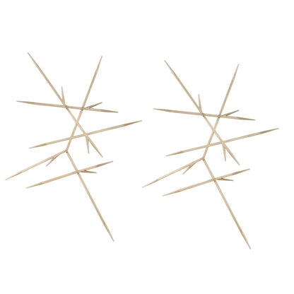 Silver Burst Wall Decor, Set of 2