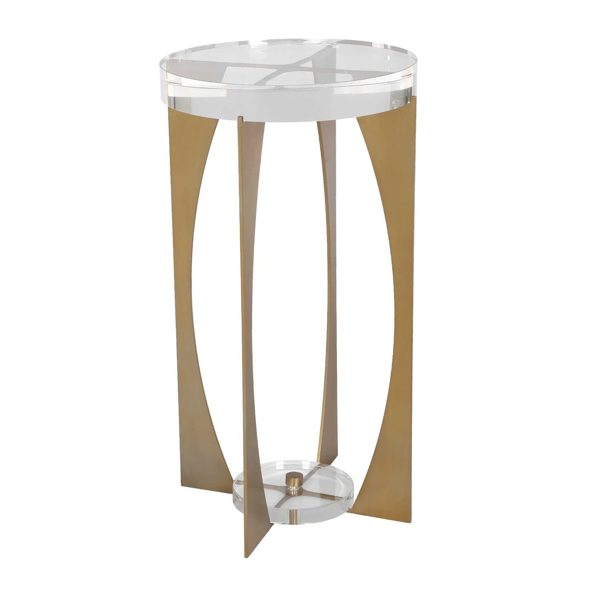 Brass Accent Table