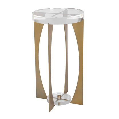 Brass Accent Table