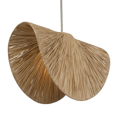 1 Light Raffia Pendant