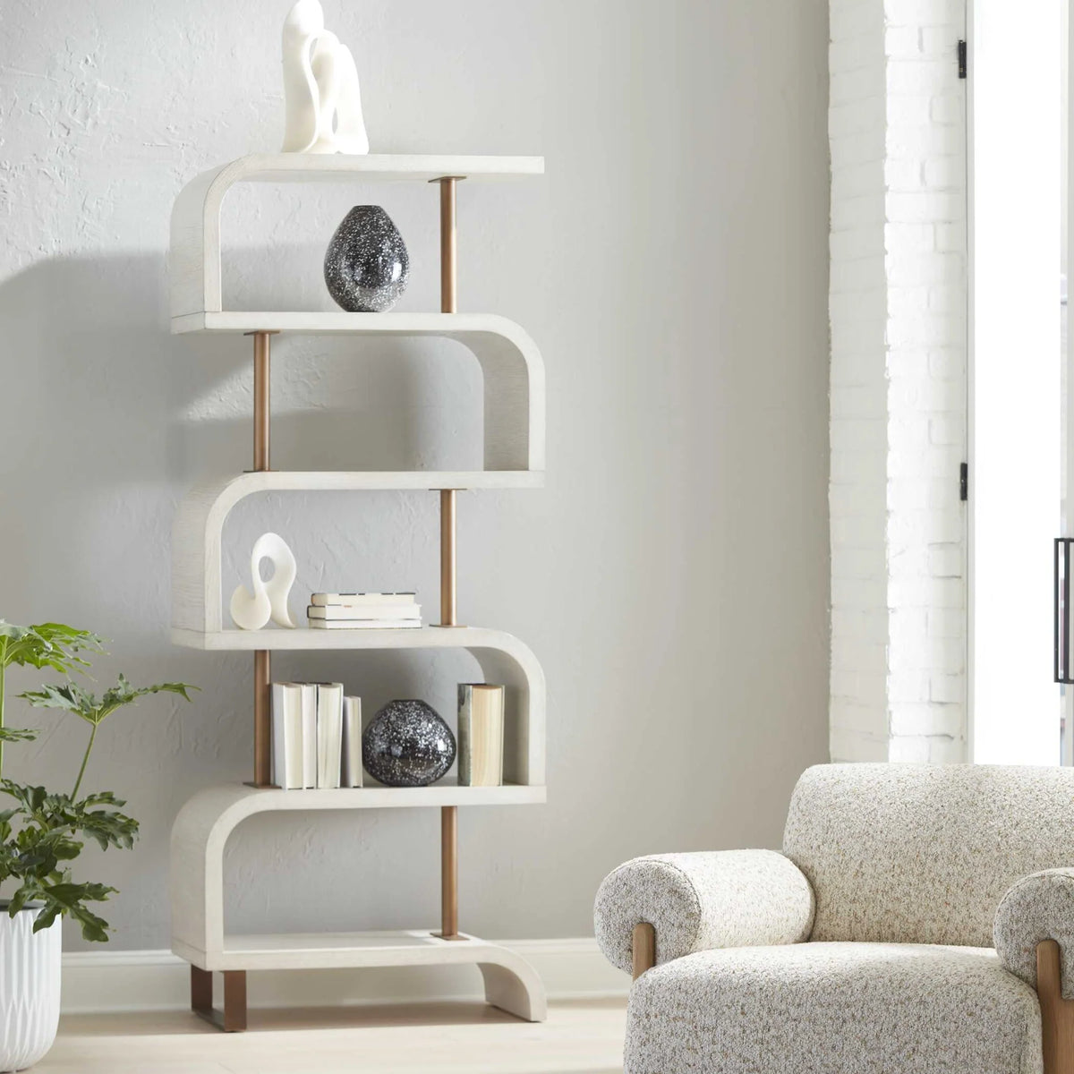 Chocolate Mahogany Etagere