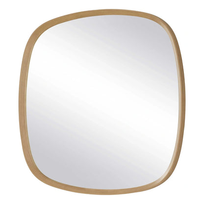 Aged Pinewood Round Mirror