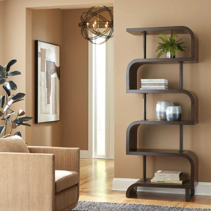 Chocolate Mahogany Etagere