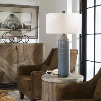 Slate Blue Table Lamp