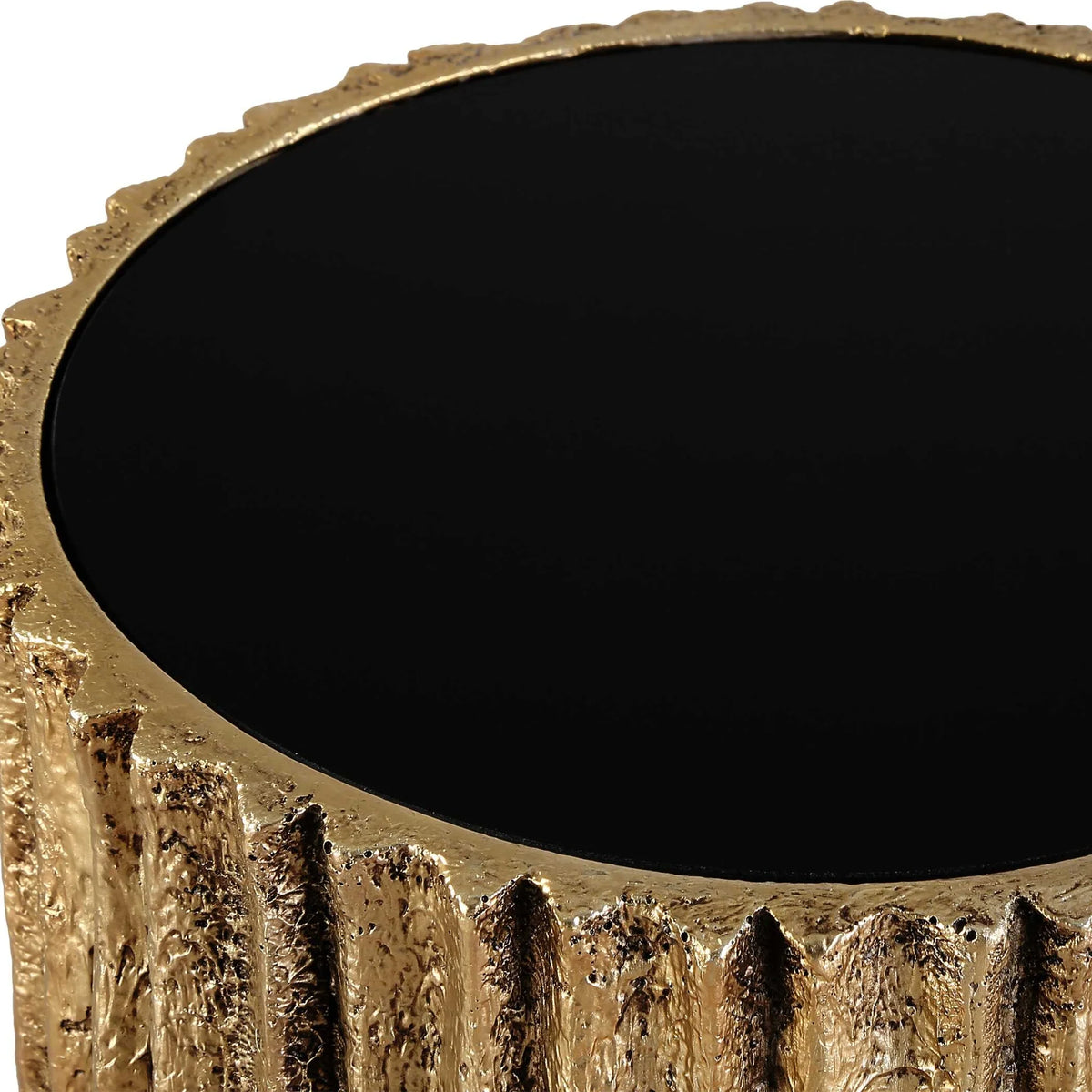 Modern Nickel Drink Table