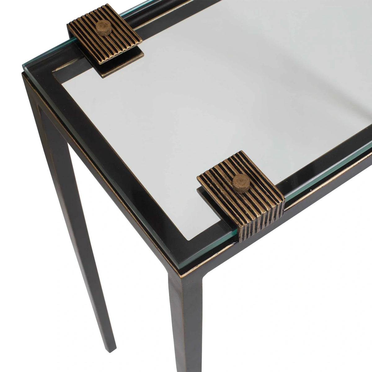 Glass Top Accent Table