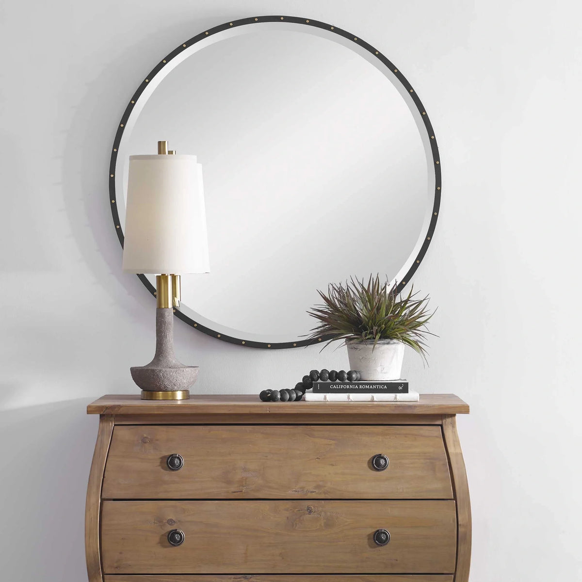 Stone Ivory Buffet Lamp