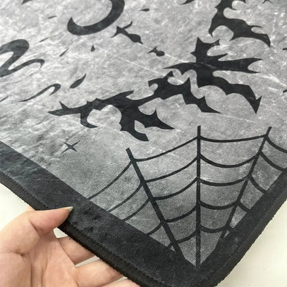 Gothic Skull Cross Pattern Floor Mat