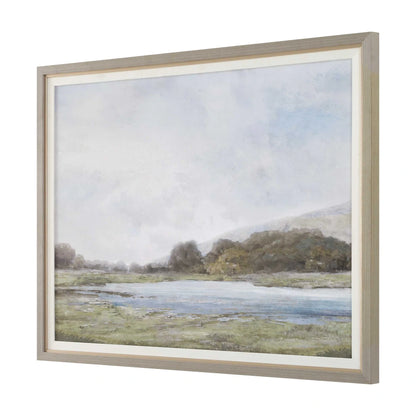 Serene Waterscape Framed Print