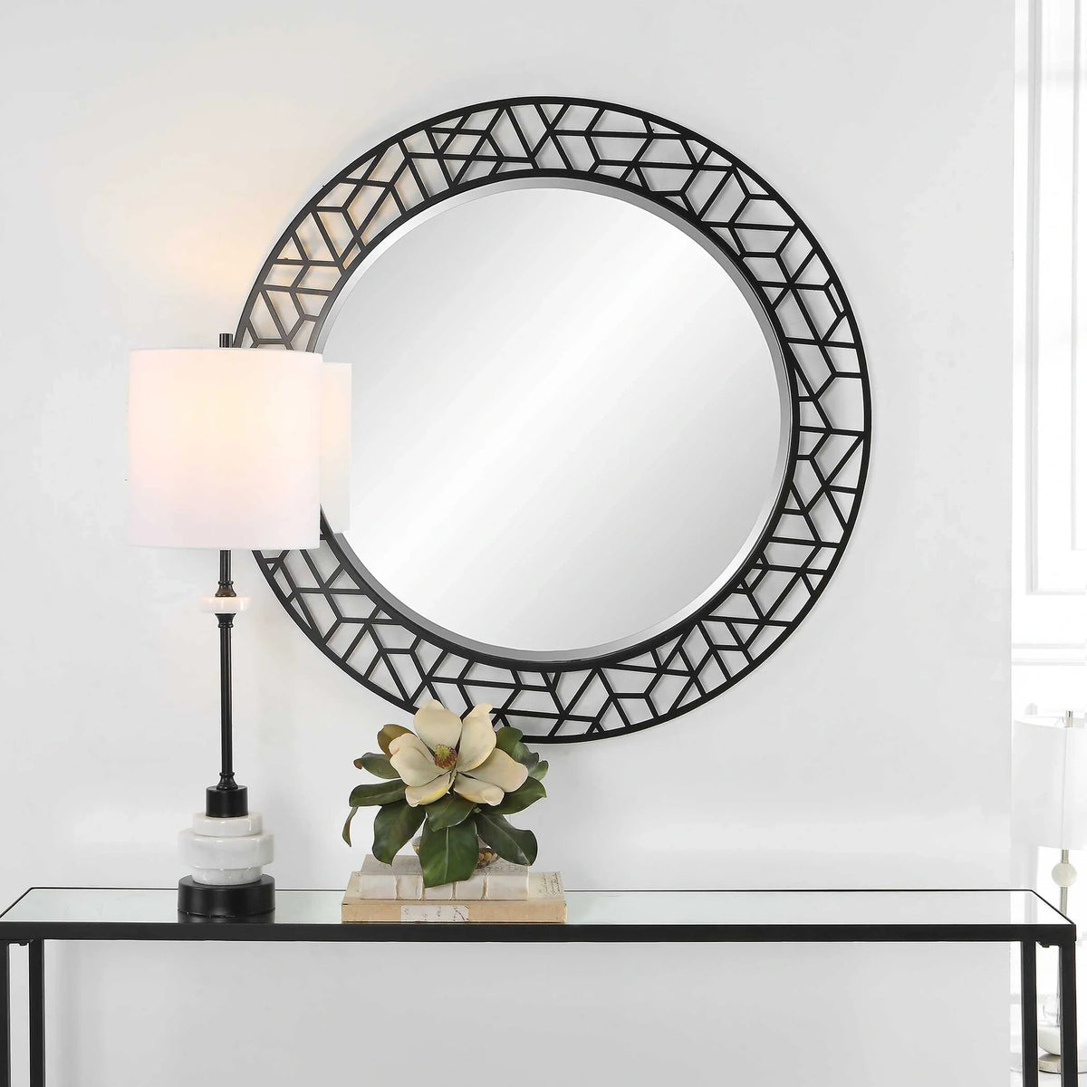 Metal Round Mirror