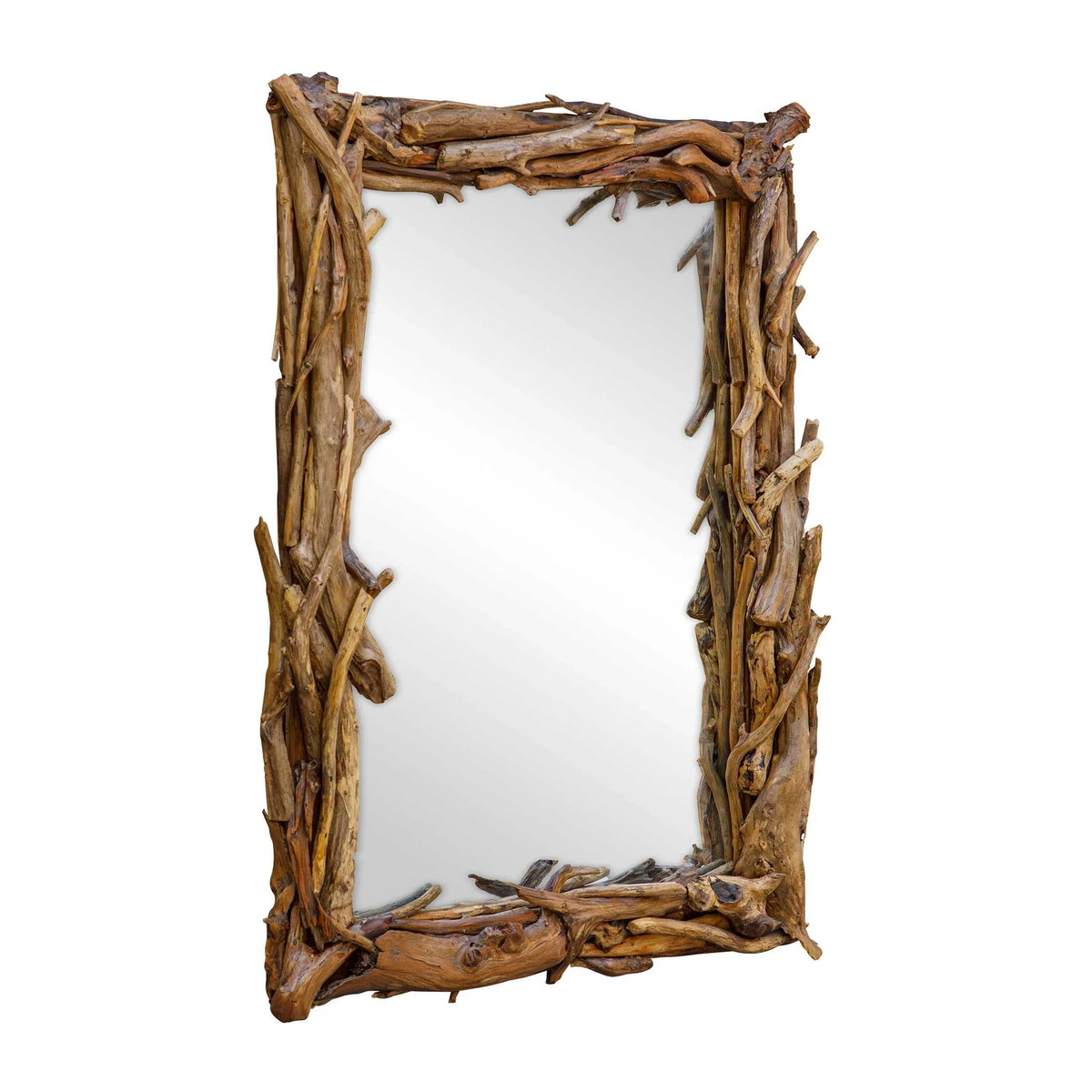 Natural Teak Root Mirror