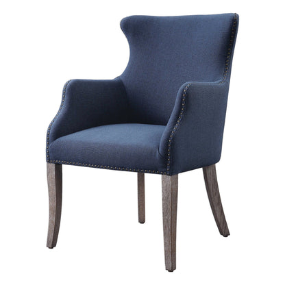 Blue Wing Chair