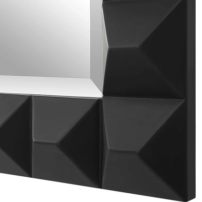 Studded Pattern Black Mirror