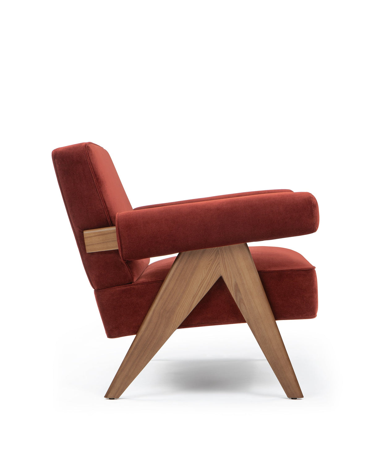 Chandigarh Upholstered Armchair – Stylish Comfort | Final Sale