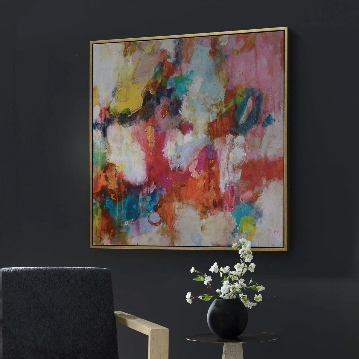 Colorful Mindset Framed Abstract Art
