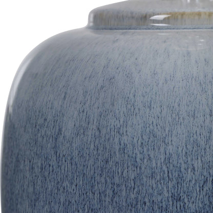 Ombre Blue Ceramic Table Lamp