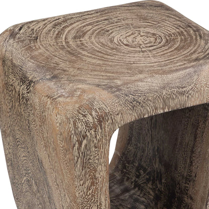 Bleached Wash Accent Stool