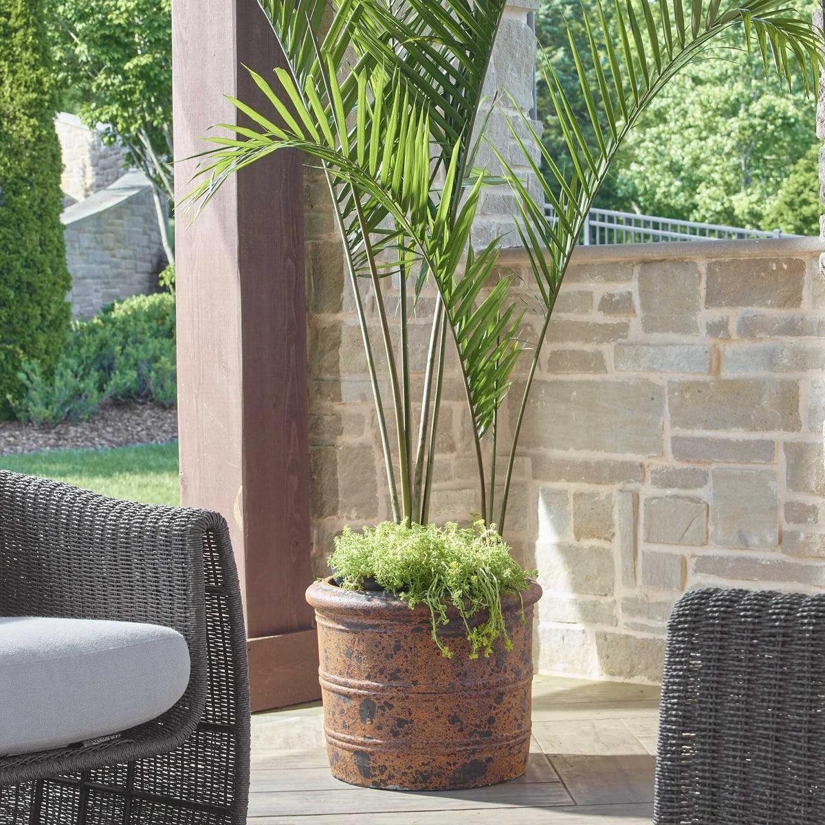 Rustic Outdoor Planter