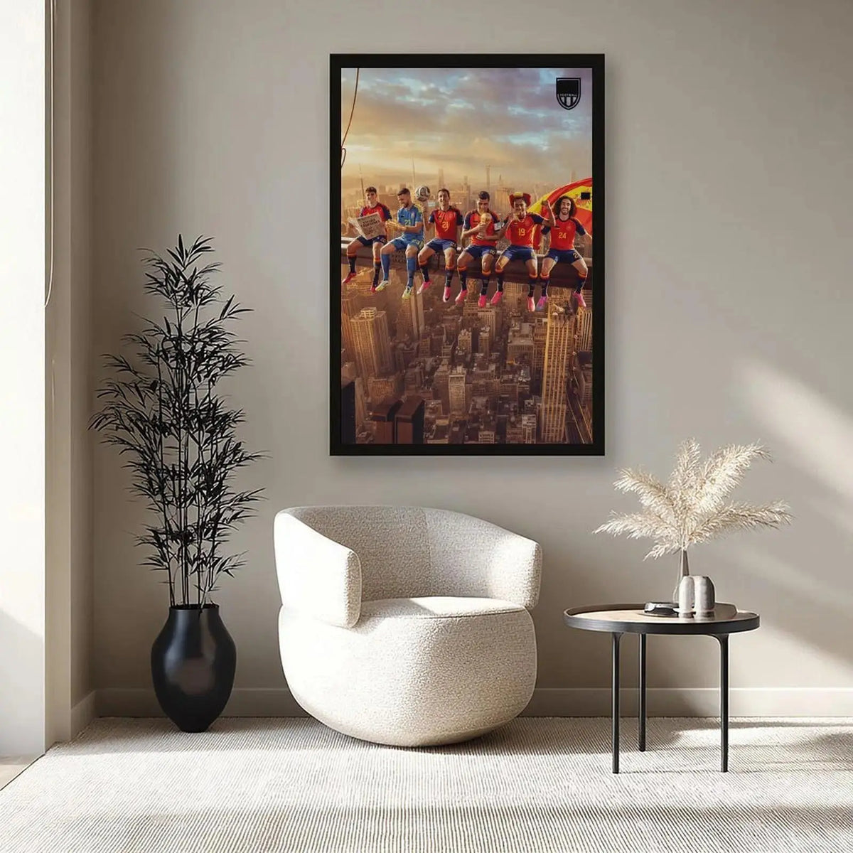 Spain Team 2026 Championship Canvas Wall Poster