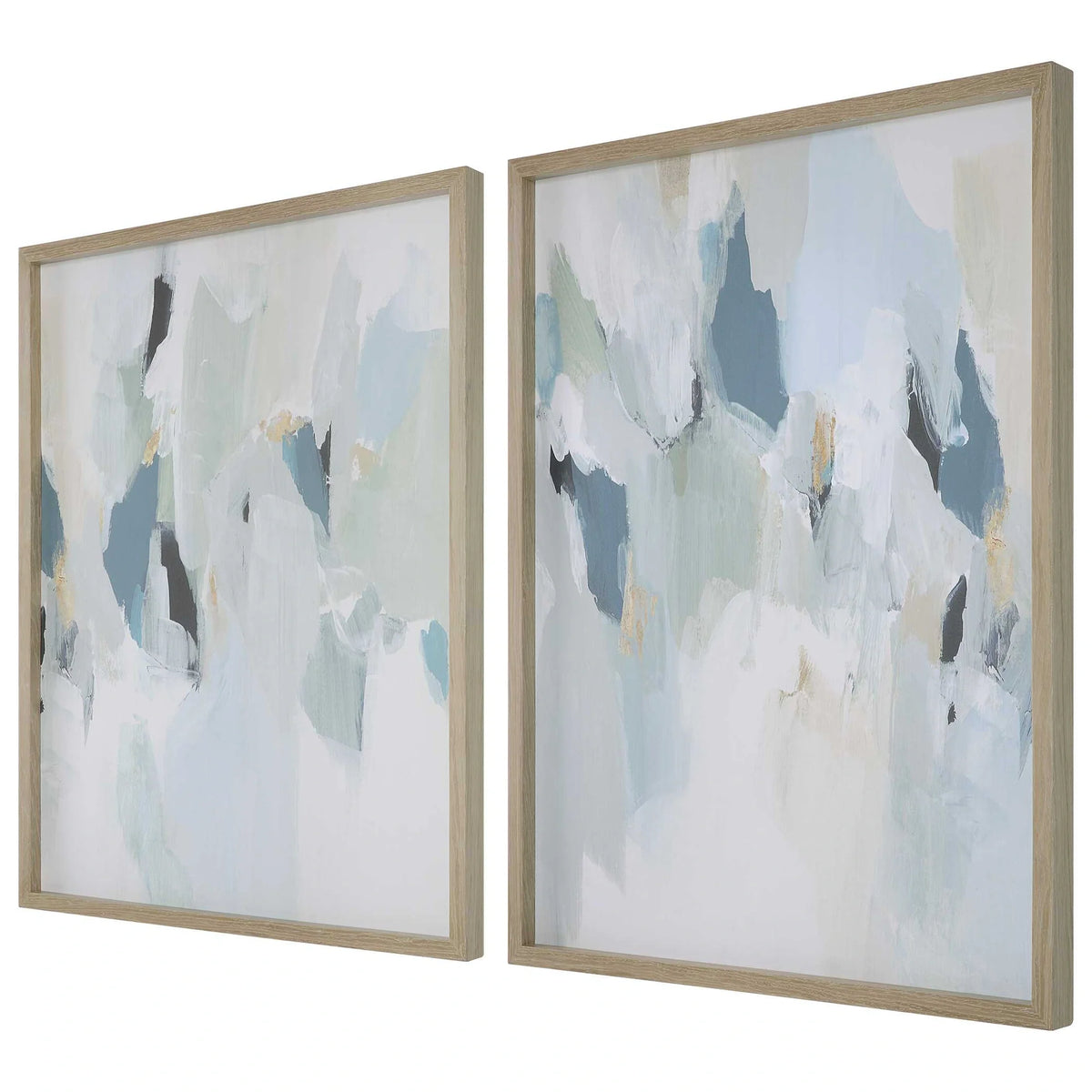Abstract Framed Canvas Prints, Set of 2