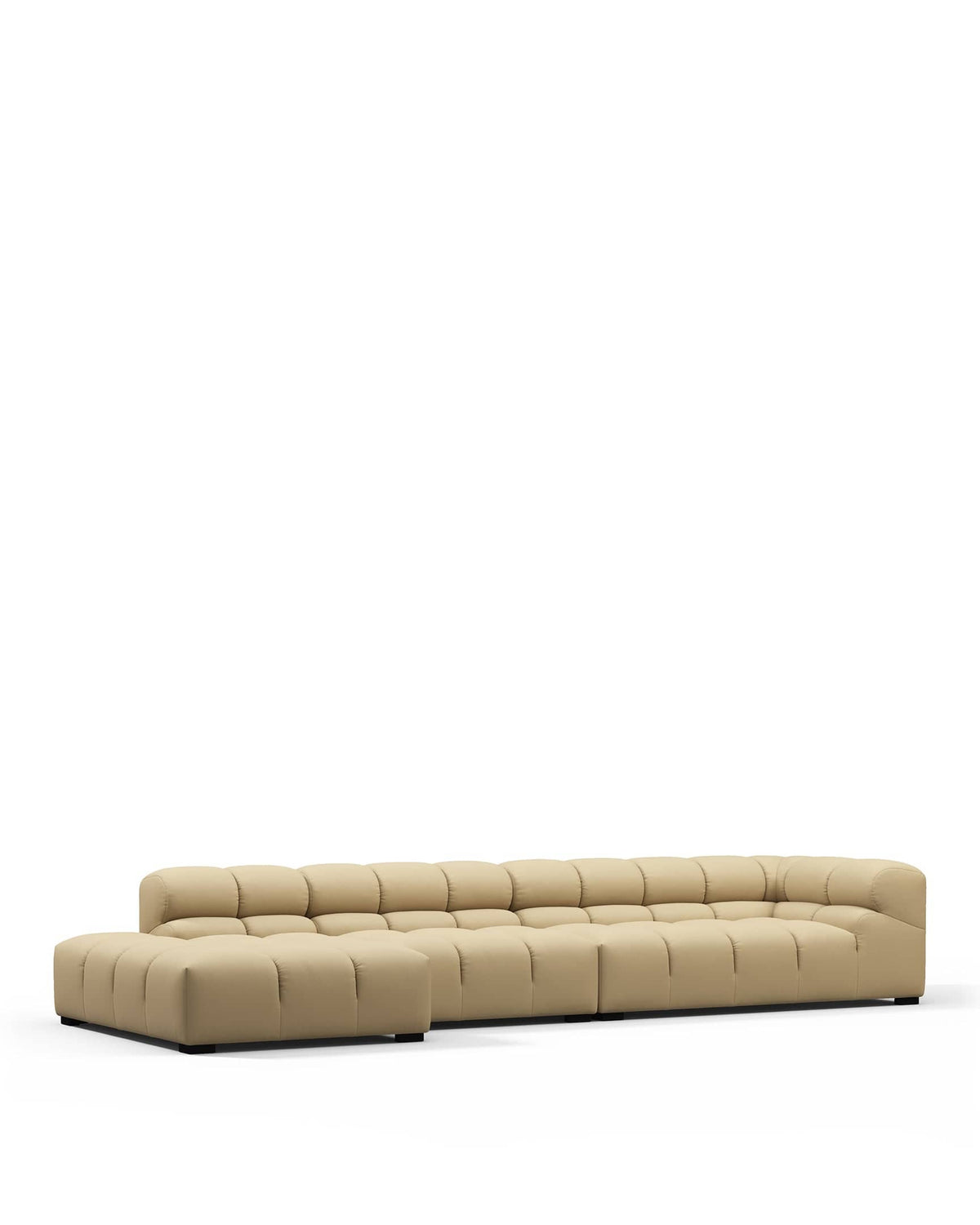 Tufty Outdoor Sectional with Spacious Left Chaise – Final Sale