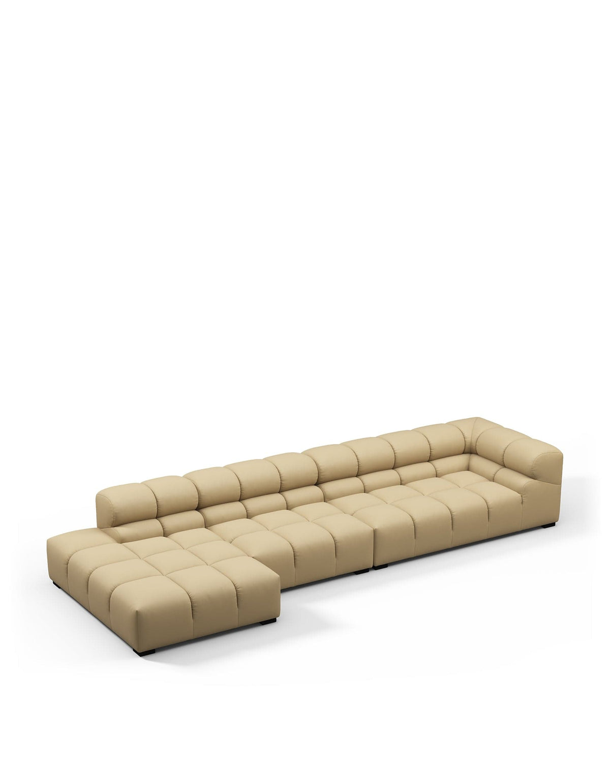 Tufty Outdoor Sectional with Spacious Left Chaise – Final Sale