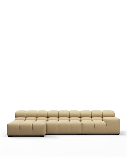 Tufty Outdoor Sectional – Compact Design with Left Chaise | FINAL SALE