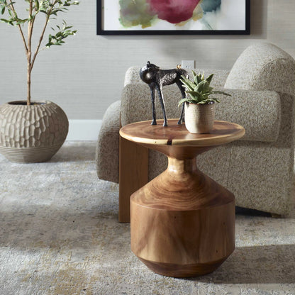 Hourglass Accent Table