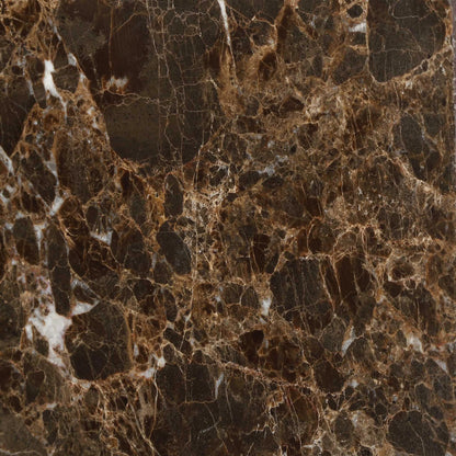 Emperador Brown Marble Accent Table