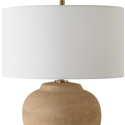 Terracotta Table Lamp