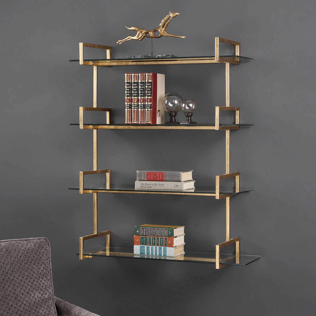 Gold Wall Shelf