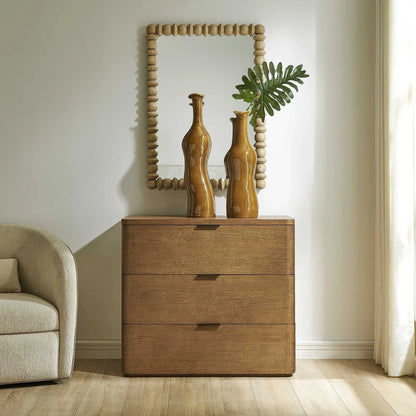 Oak 3 Drawer Chest