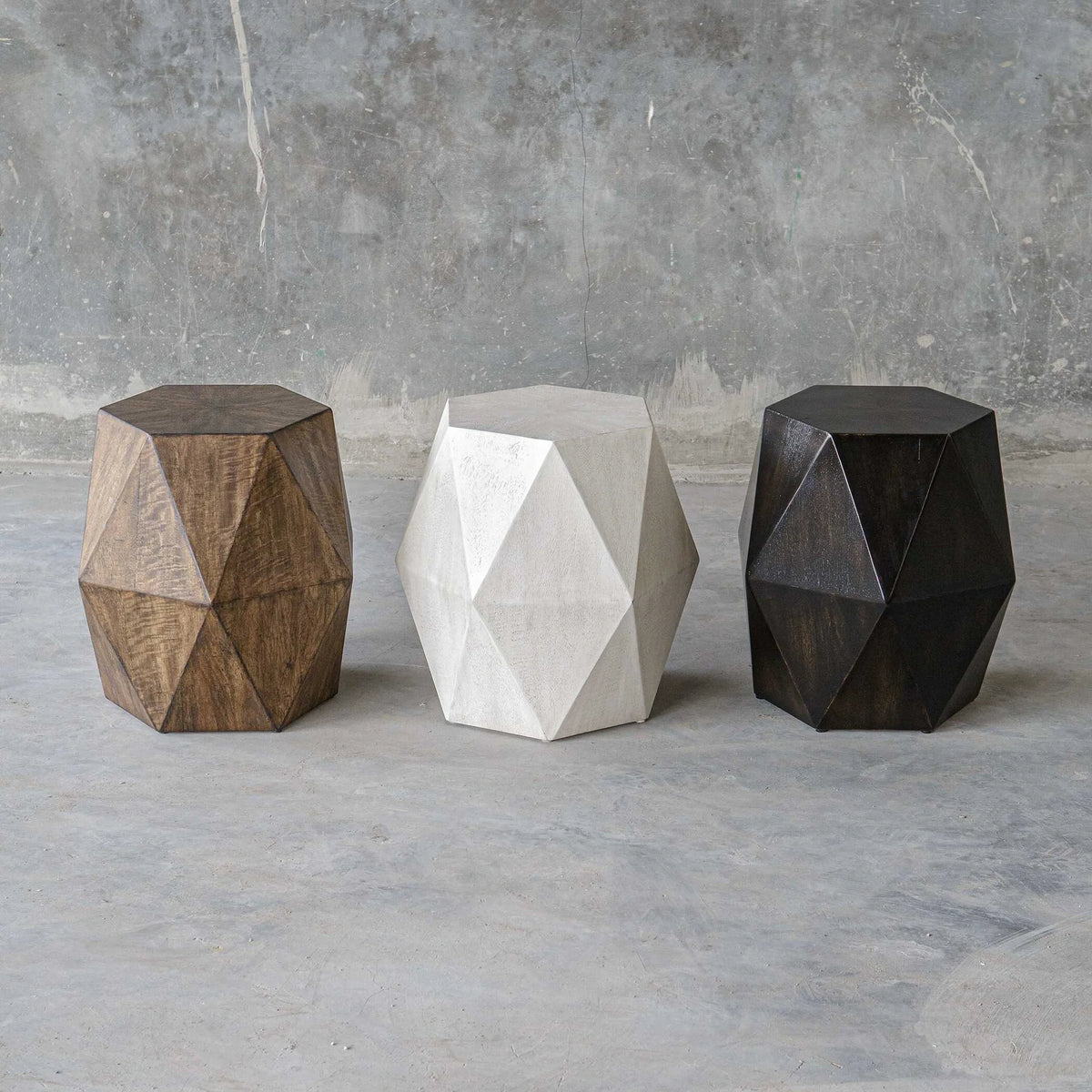 Geometric Accent Table