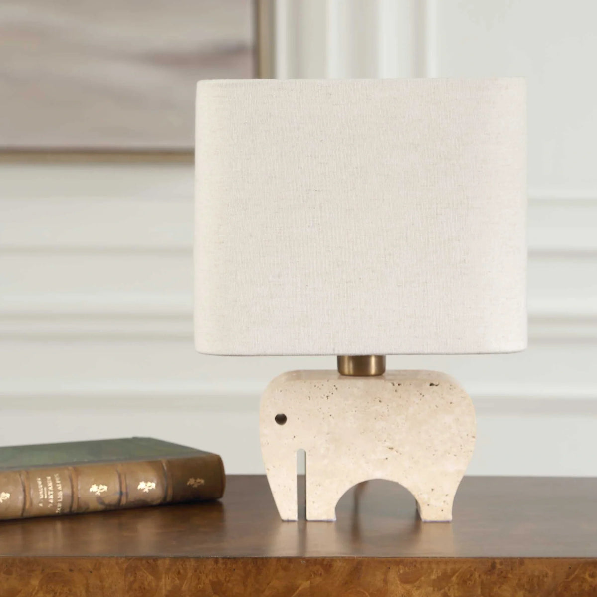 Travertine Accent Lamp