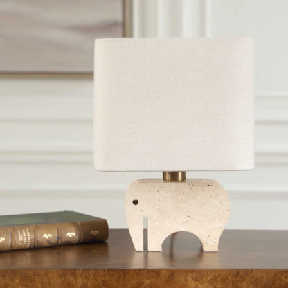 Travertine Accent Lamp