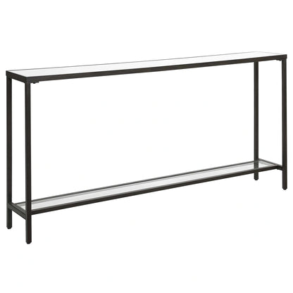 Mirrored Glass Console Table