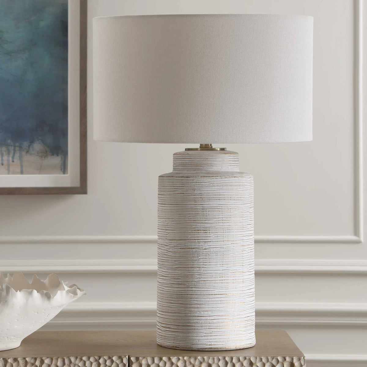 Ribbed Table Lamp