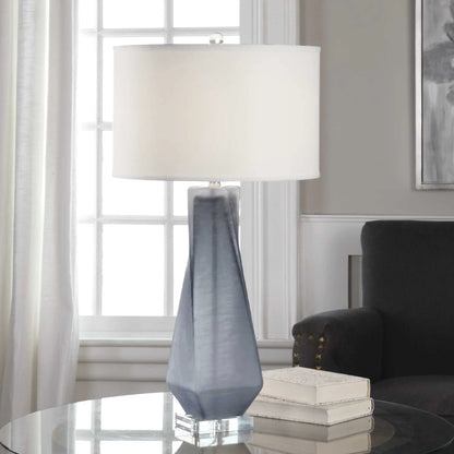Charcoal Gray Table Lamp