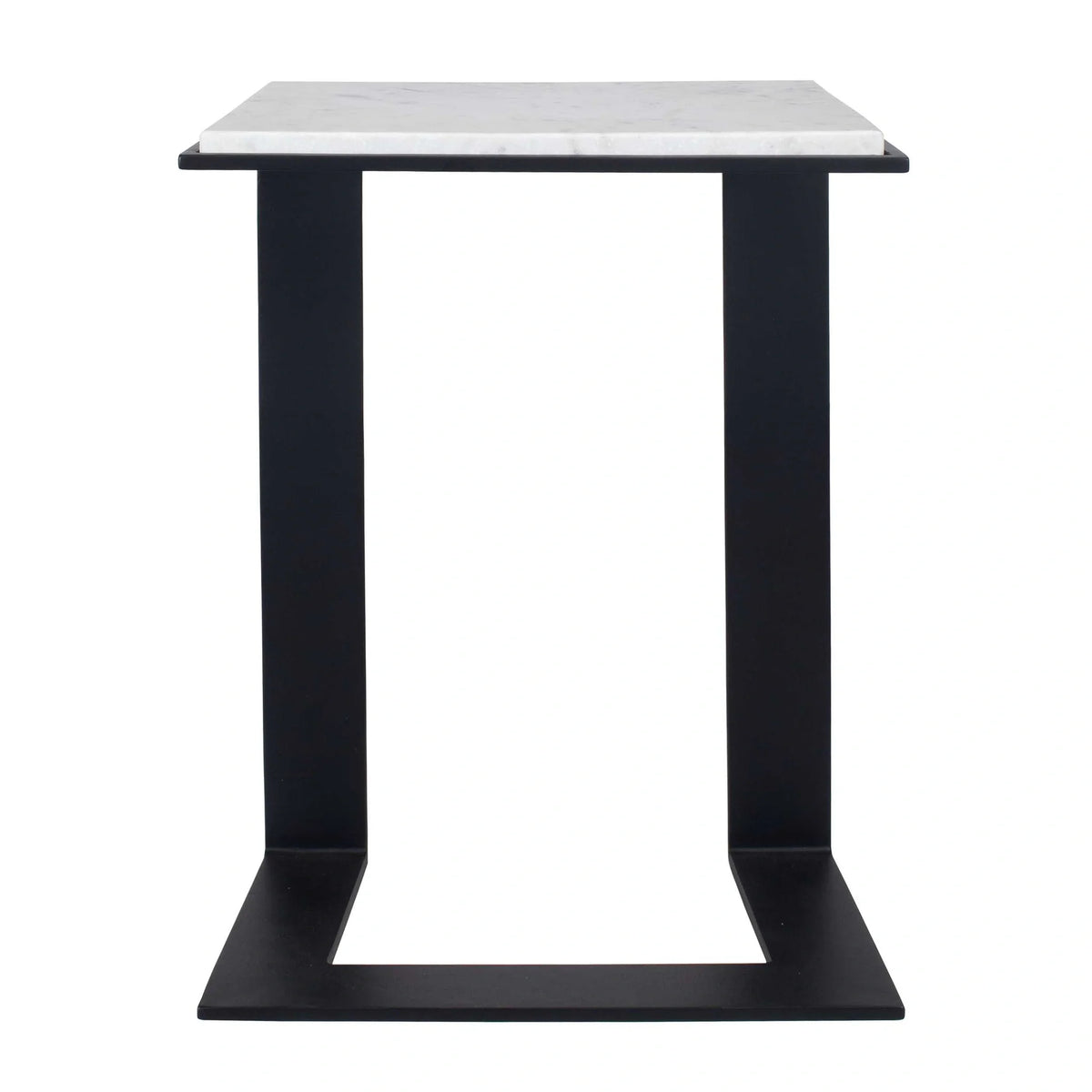 White Marble Accent Table
